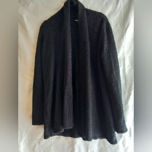 Sweaterworks black flowy cardigan